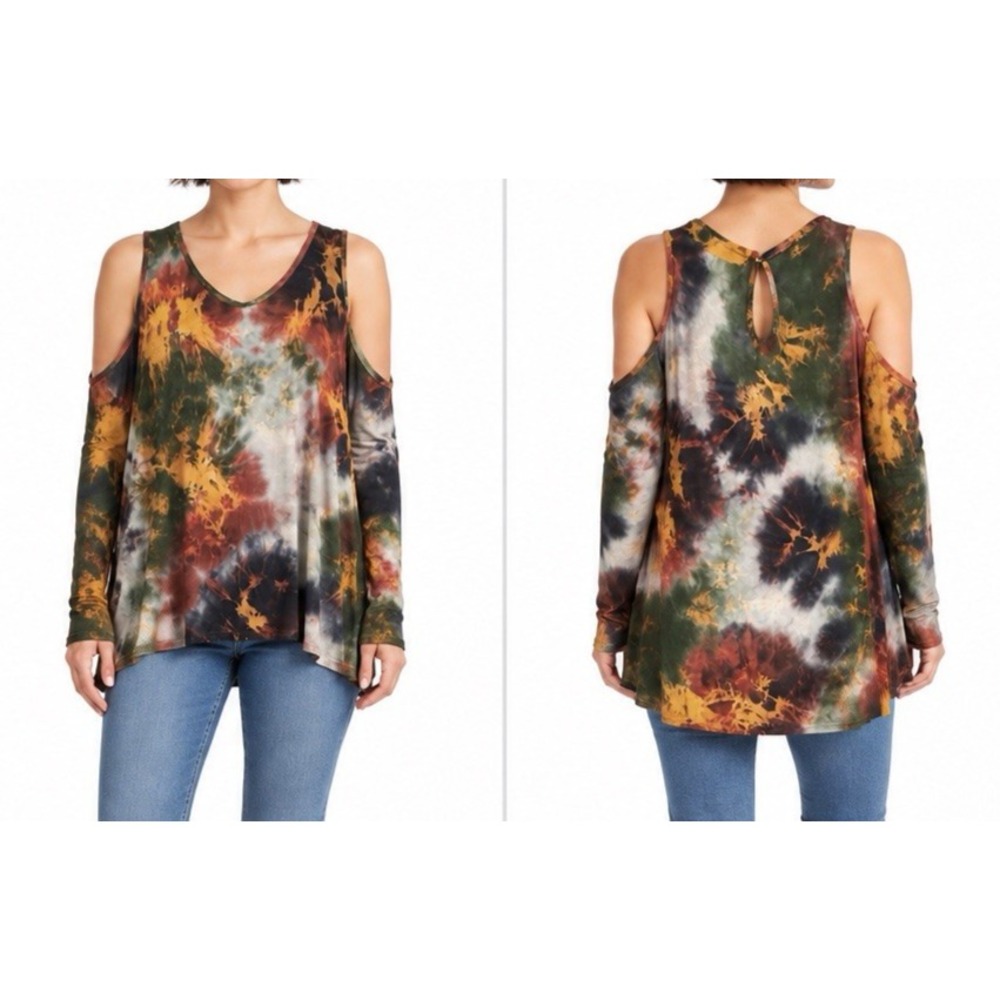 Simply Southern Multicolor Print Cotton Long Shirt Adult Women's XXL NWT